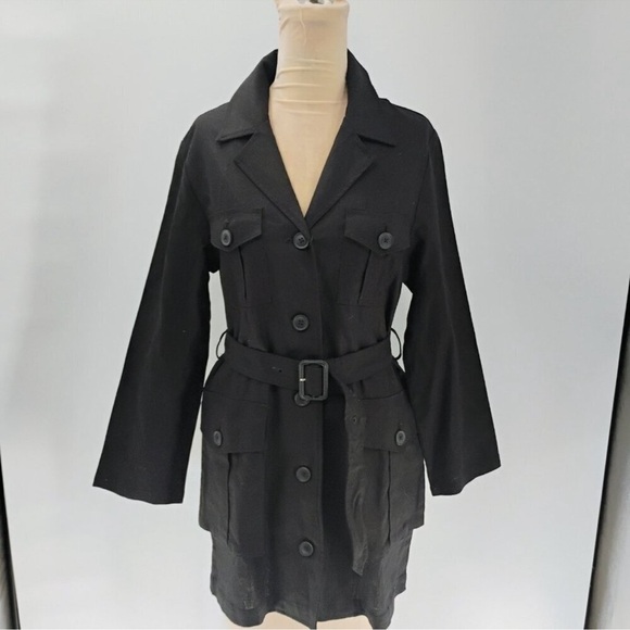 NEW WITH TAGS ZARA COLLECTION BELTED LINEN BLEND JACKET dress wrap dress - Picture 11 of 12